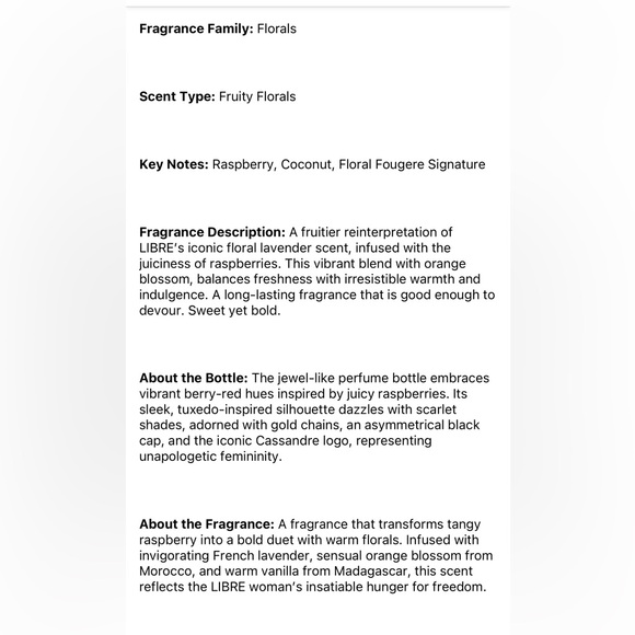 Yves Saint Laurent Libre Berry Crush with Raspberry - Picture 7 of 7